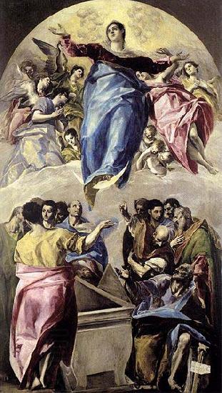El Greco The Assumption of the Virgin China oil painting art